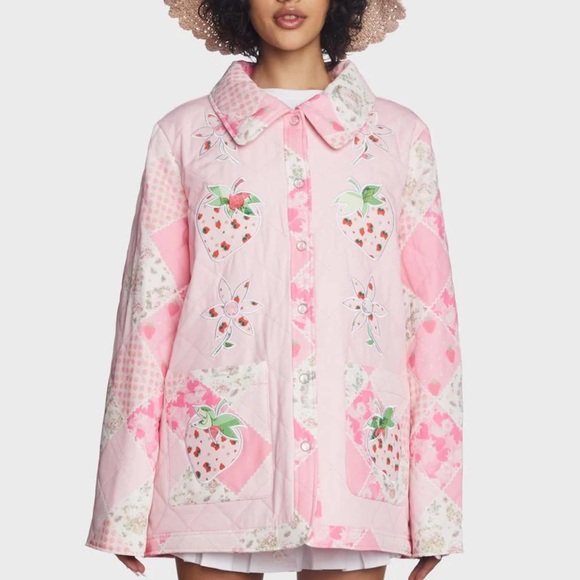 Dollskill Strawberry Shortcake Jacket - Picture 1 of 6